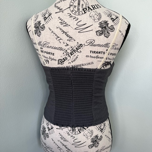 Melanie gray corset top - Picture 9 of 10